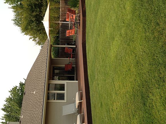 covered portion of deck