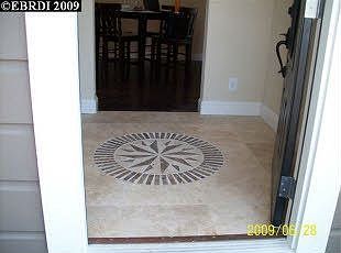Custom tile entryway