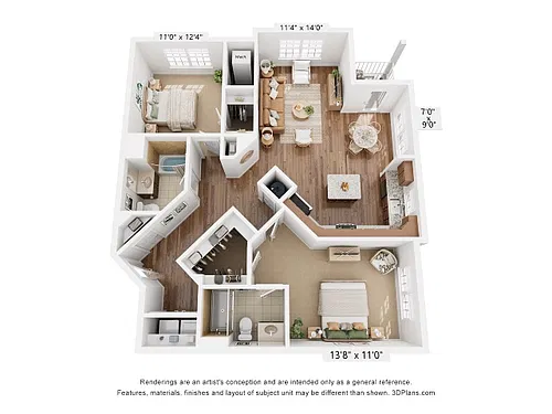Floor plan Cypress