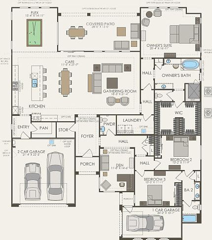 First Floor 3 br / 2.5 ba