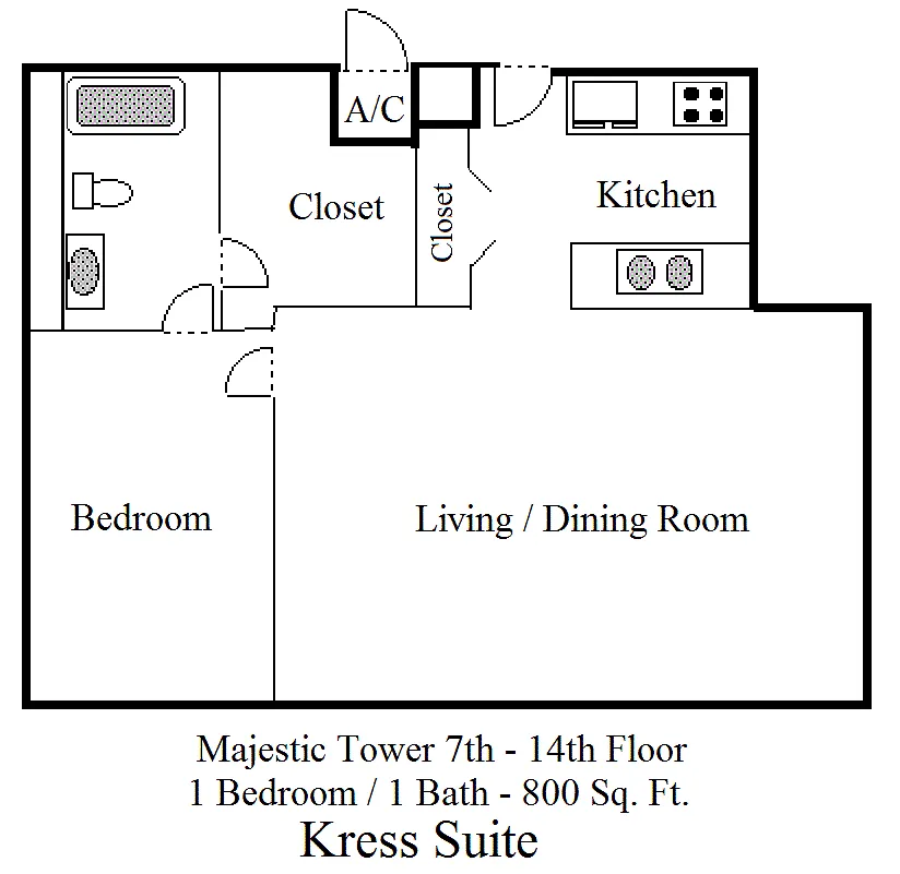 Floor plan Kress