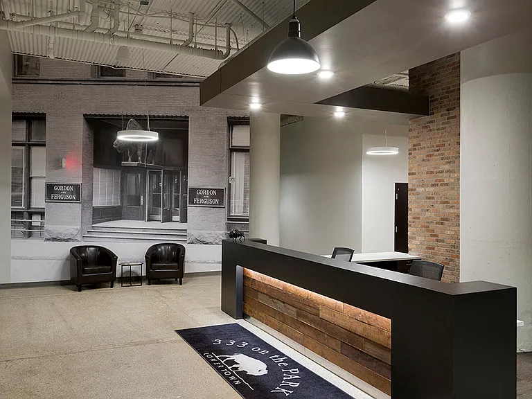 Lobby and reception area