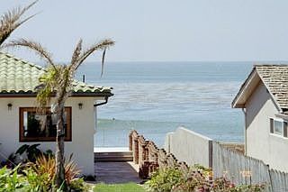 VIEW of ocean across street