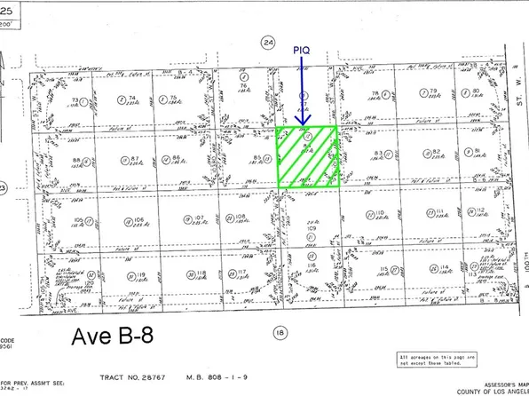 0 Vac Corner Stw Avenue B6 #101, Lancaster, CA 93536