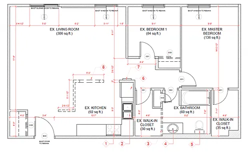 Floor plan 2 Bedroom Deluxe