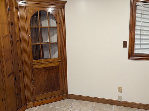 Dining room and hutch