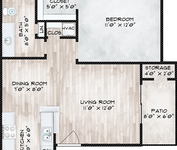 A Floorplan Diagram