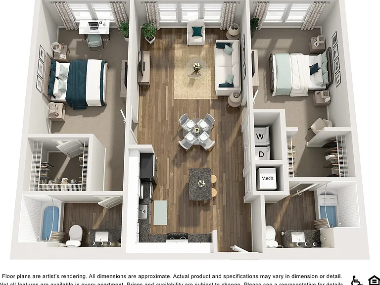 B1| 2x2 | 1152 sf B1| 2x2 | 1152 sf