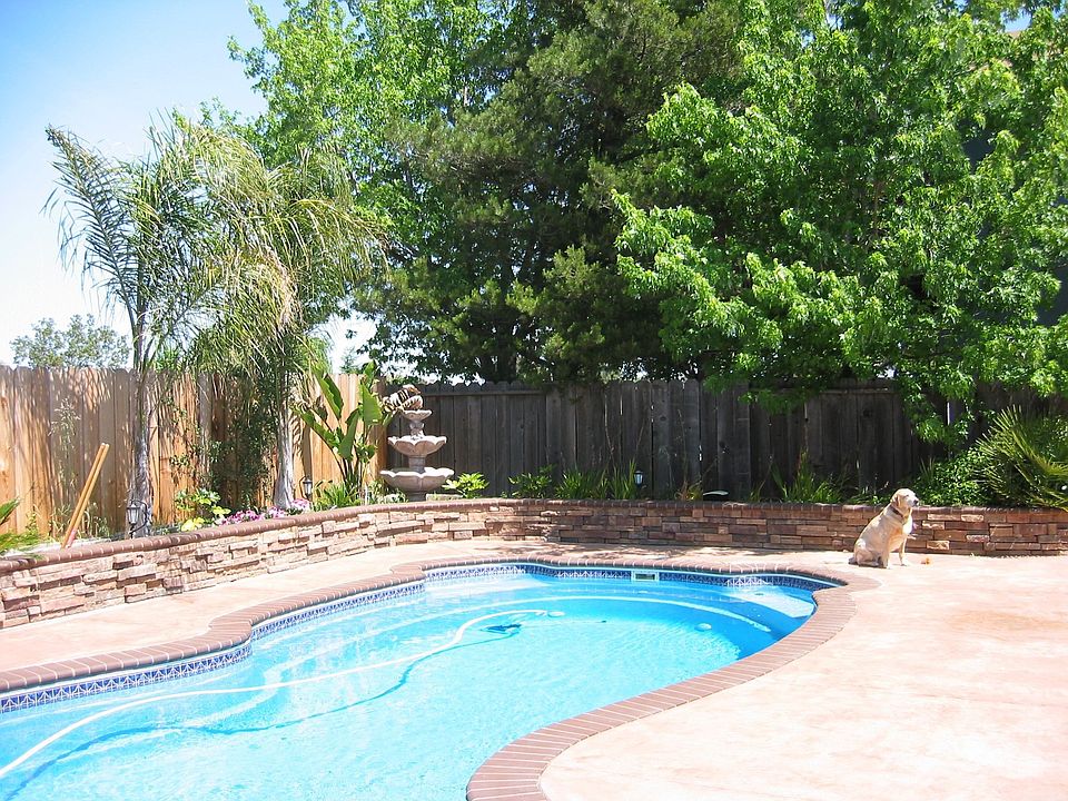Tropical Yard with Pool