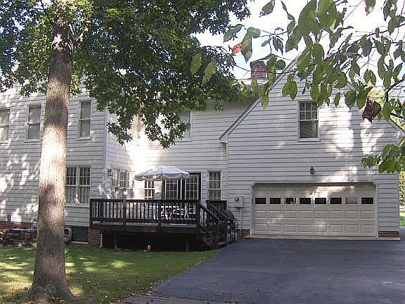 rear entry 2-car garage