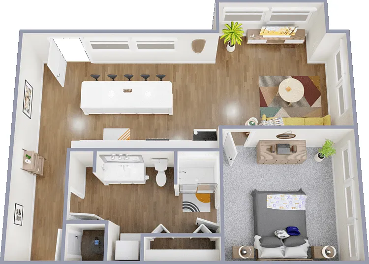Leather Canape' Floorplan Diagram