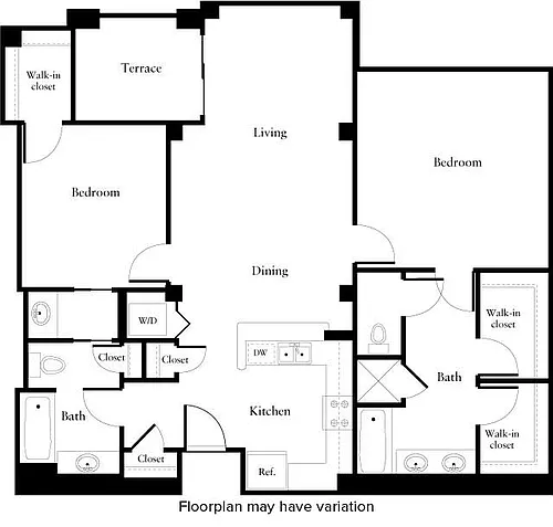 Floor plan B2-1224-1294
