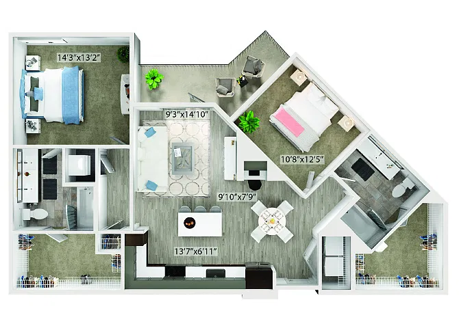 Floor plan B4
