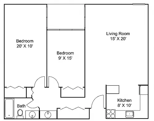 Floor plan Hamline