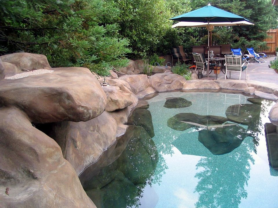 Backyard pool