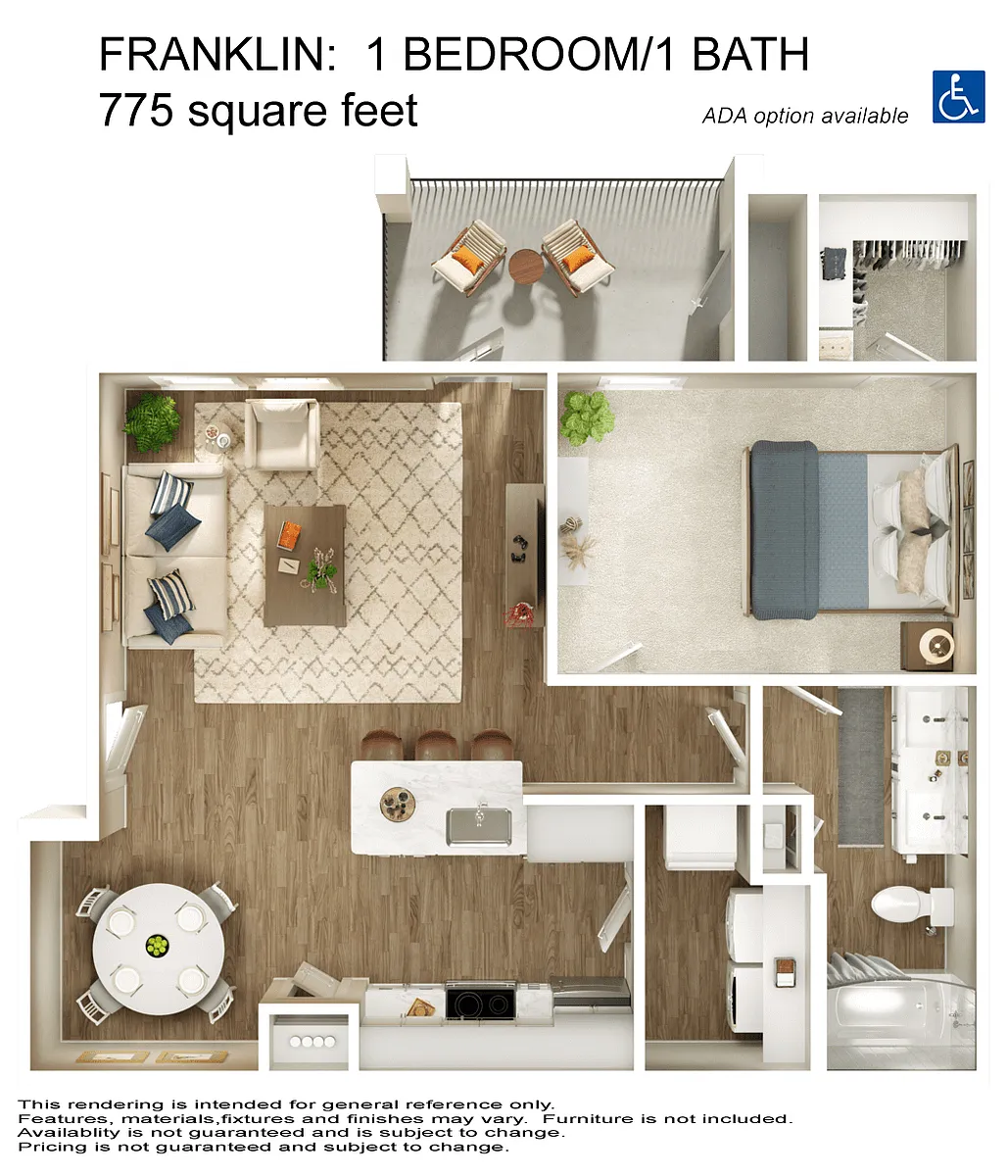 Floor plan 1X1