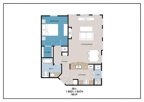 Floor plan B1