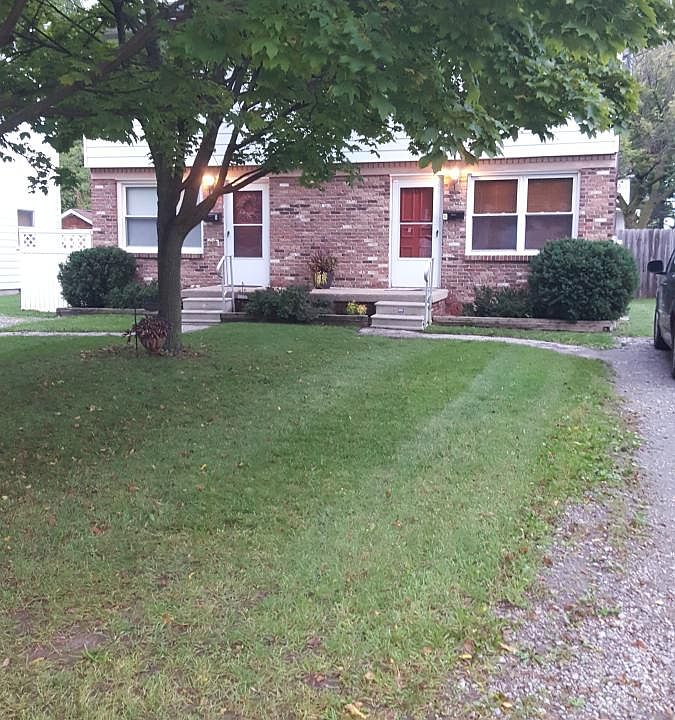 Outside front