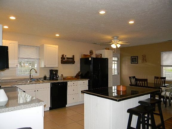 White cabinets in Kitchen