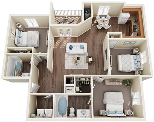 Floor plan The Mason