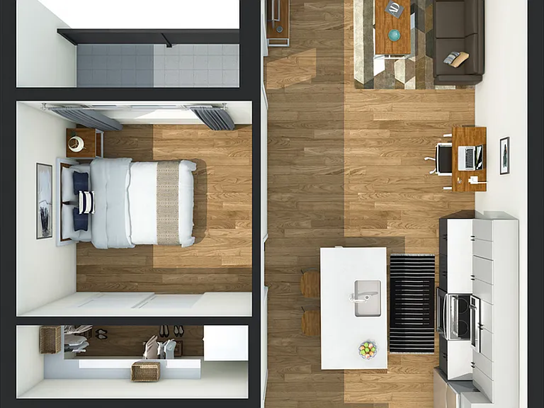 A3 - 610sqft A3 - 610sqft