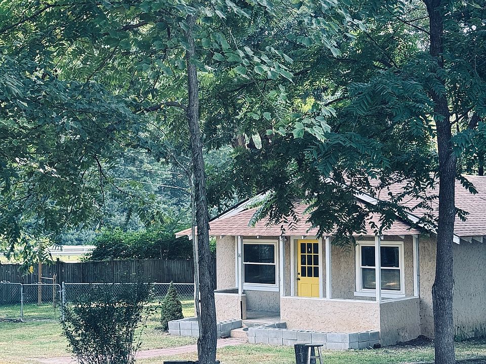 Cute little 1000 sqft house in Candler. Partially fenced yard so pets welcome.