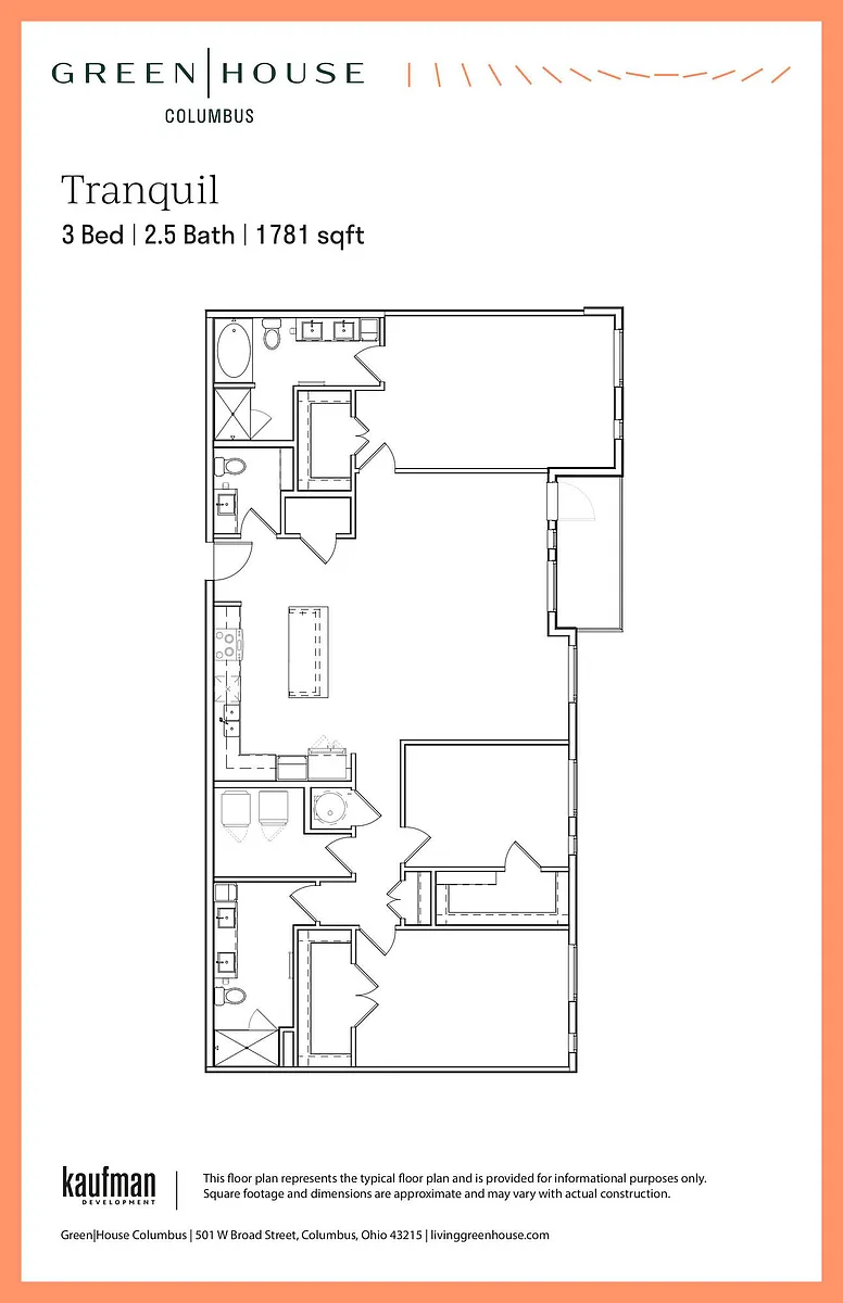 Floor plan Tranquil