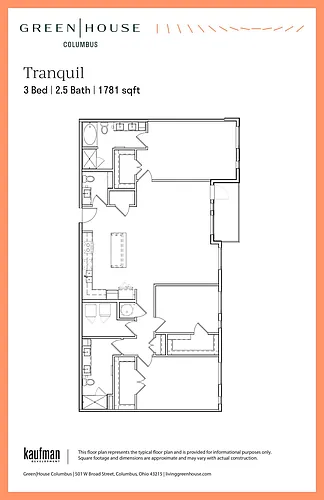 Floor plan Tranquil