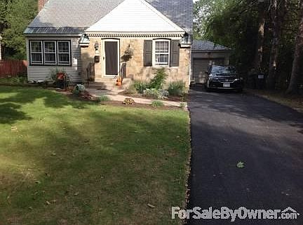 Newly paved driveway