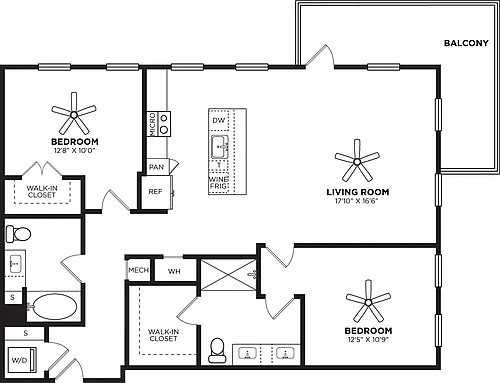 Floor plan B17