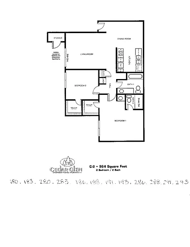 Floor plan C2
