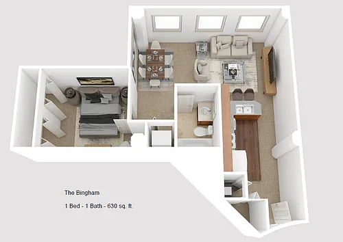 Floor plan 1X1