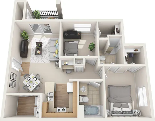 Floor plan B2R