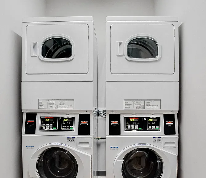 Three of our building floors have laundry rooms for your convenience.