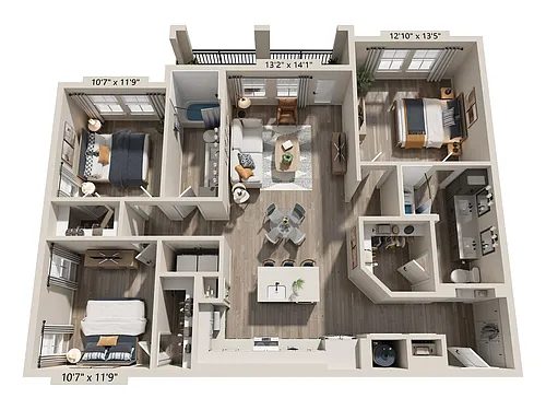 Floor plan C1H