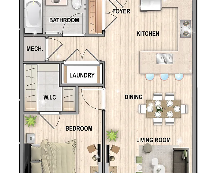 Unit 309 Floor Plan