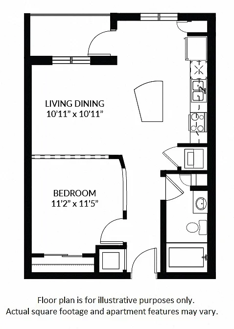Floor plan A1W WORKFORCE UNIT
