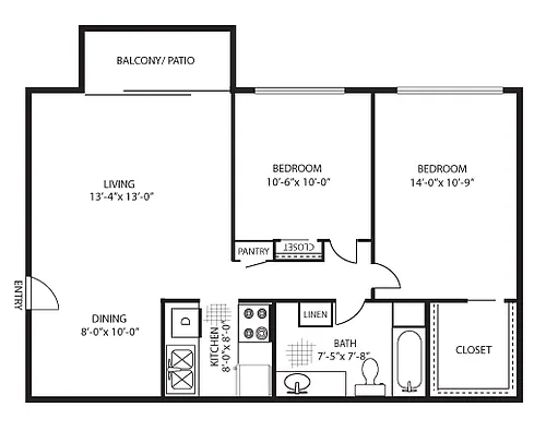 Floor plan Devonshire