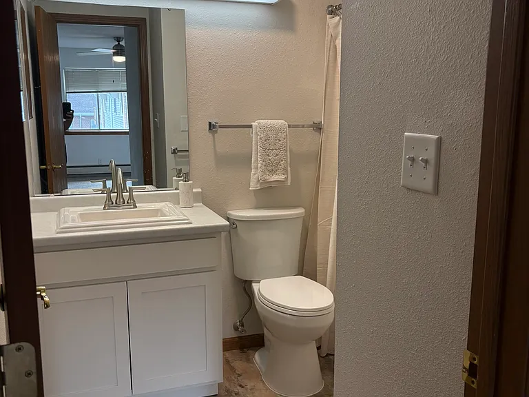 Master bath off the master bedroom