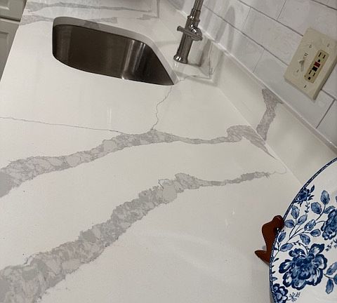 Brand new countertop and sink