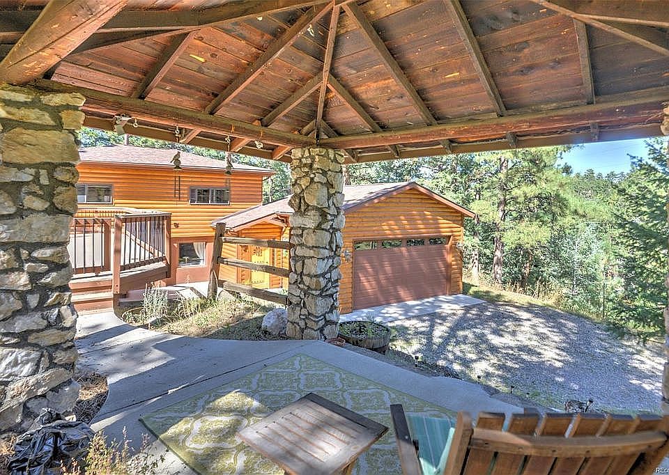 Relax in the stone gazebo