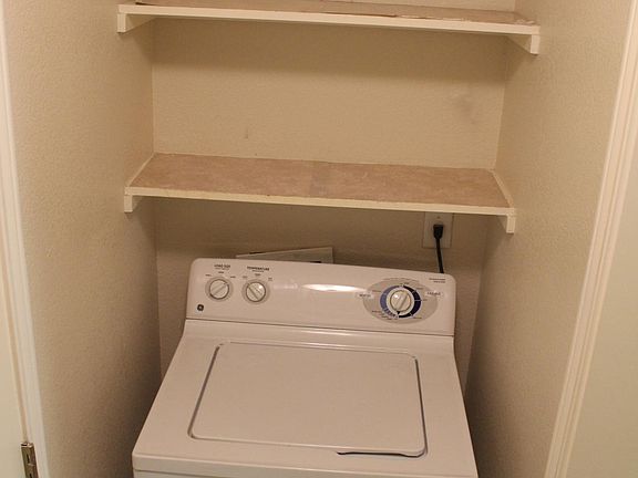 washer and dryer included
