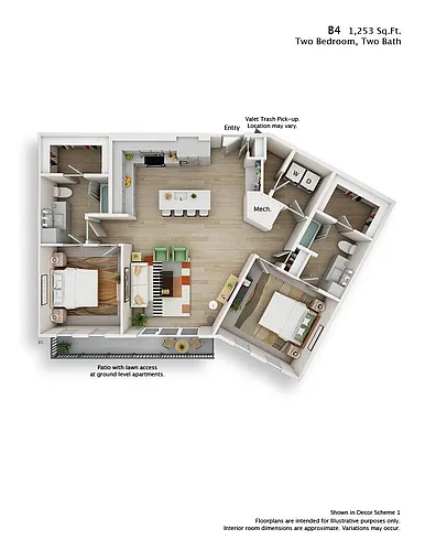 Floor plan B4