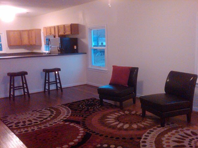 Large living room open to the eat-in kitchen!