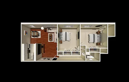 Floor plan Two Bedroom