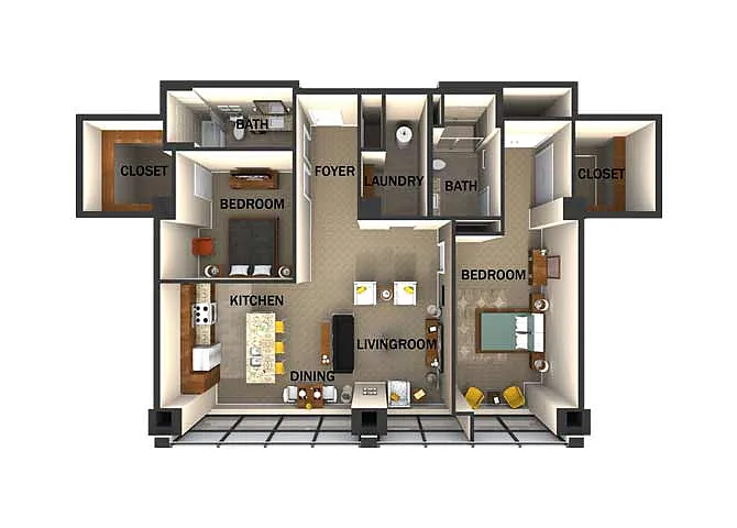 Floor plan Suite Style K