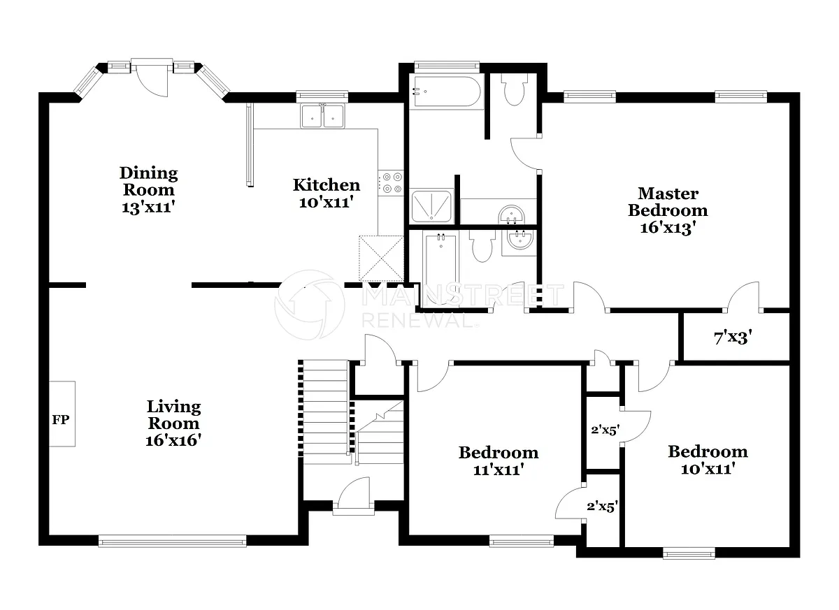 Floor Plan - 304 Maplelake Dr