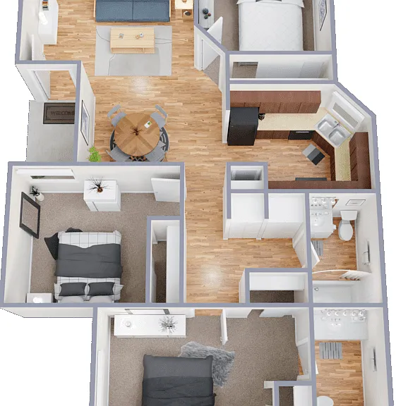 Plan A Floorplan Diagram