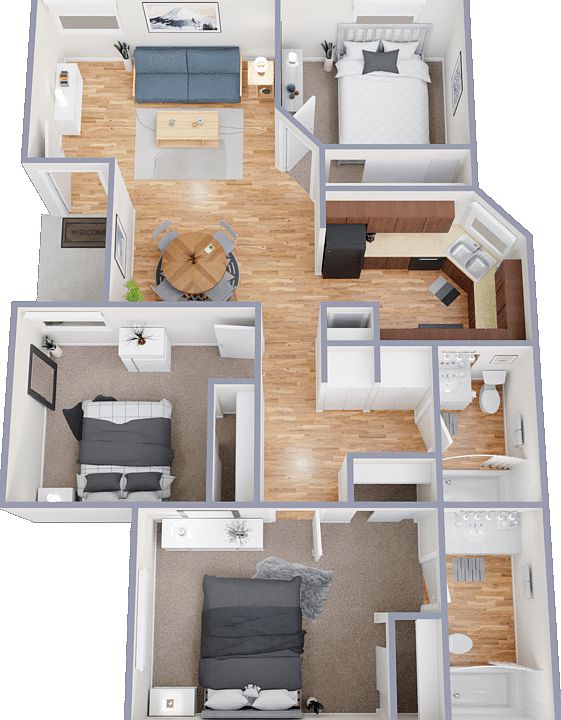 Plan A Floorplan Diagram