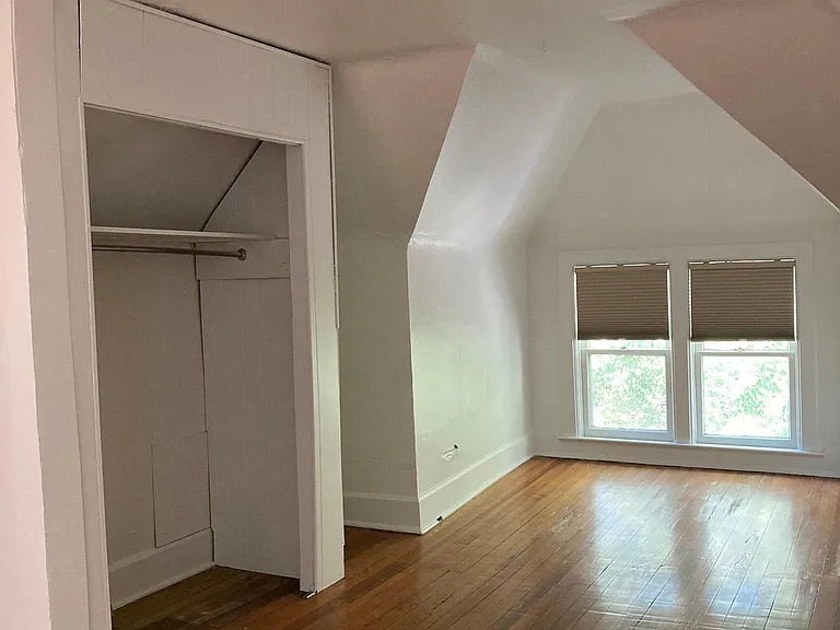 Loft with closet.